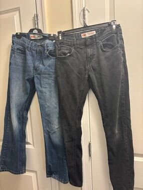 Levi's Boys Jeans - Black and Blue Denim 2 pk